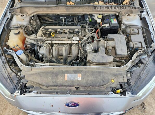 3FA6P0H77LR118547 2020 FORD FUSION Серебряный Вид задней части салона