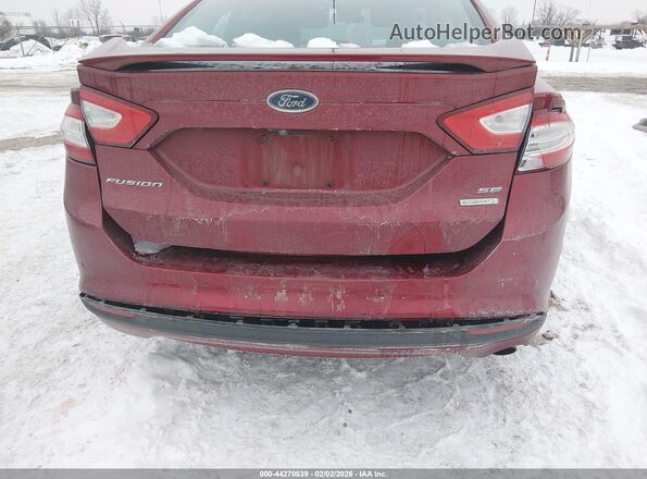 3FA6P0HD0GR267166 2016 FORD FUSION Red Вид спереду