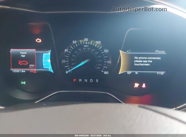 3FA6P0HD2GR154366 2016 FORD FUSION Серый Вид задних сидений