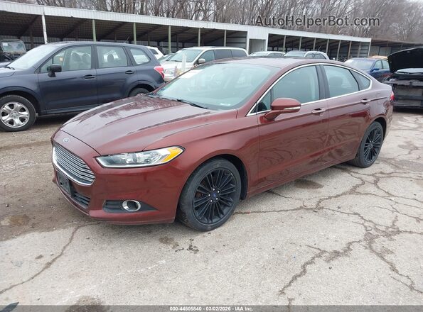 3FA6P0HD2GR341042 2016 FORD FUSION Бордовый Передняя левая четверть