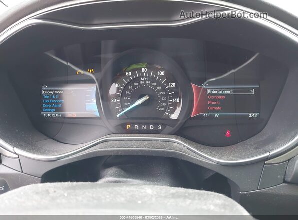 3FA6P0HD2GR341042 2016 FORD FUSION Бордовый Вид задних сидений
