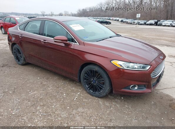 3FA6P0HD2GR341042 2016 FORD FUSION Бордовый Передняя правая четверть
