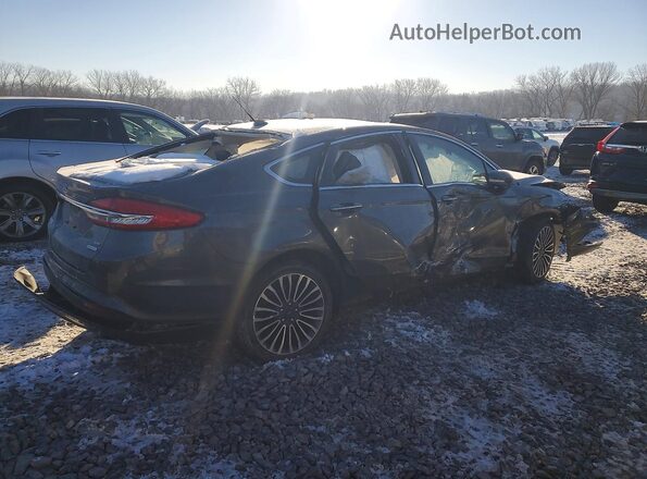 3FA6P0HD3JR240602 2018 FORD FUSION Серый Задняя правая четверть