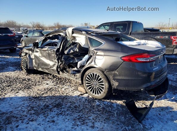 3FA6P0HD3JR240602 2018 FORD FUSION Серый Задняя левая четверть