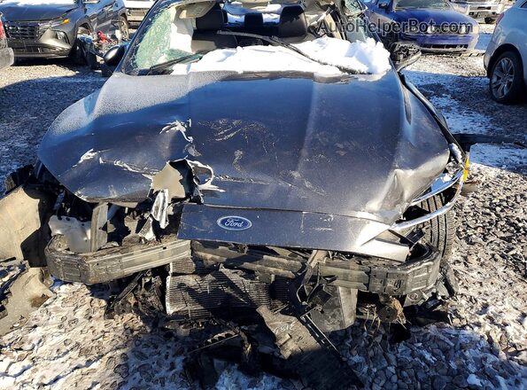 3FA6P0HD3JR240602 2018 FORD FUSION Серый Вид задней части салона