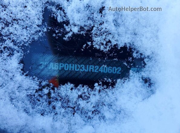 3FA6P0HD3JR240602 2018 FORD FUSION Серый Вид подкапотного пространства
