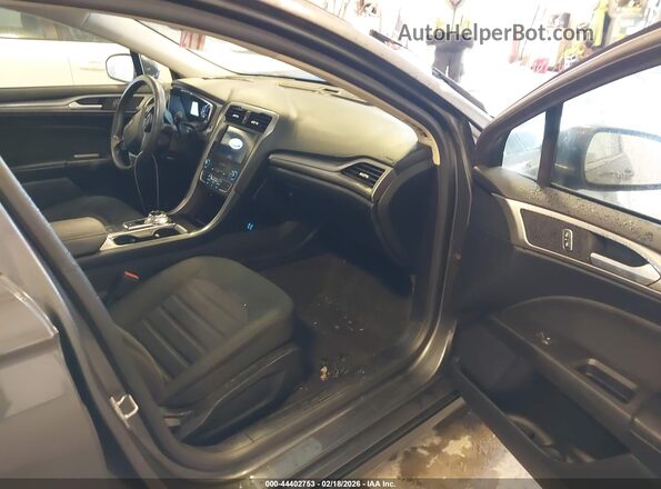 3FA6P0HD7LR146161 2020 FORD FUSION Серый Вид салона спереди