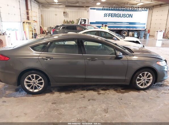 3FA6P0HD7LR146161 2020 FORD FUSION Серый Вид задней части салона
