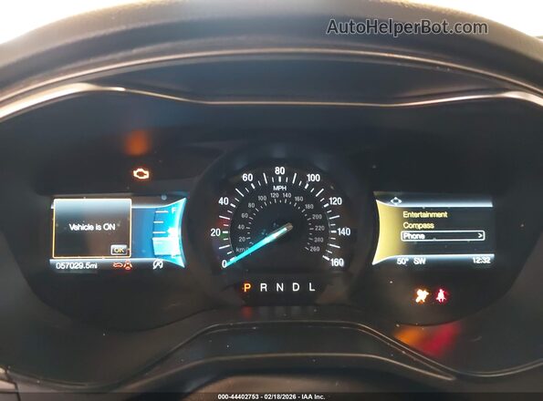 3FA6P0HD7LR146161 2020 FORD FUSION Серый Вид задних сидений
