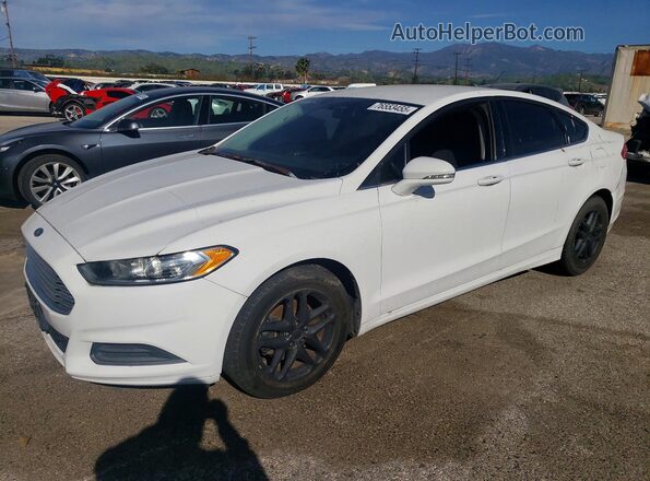 3FA6P0HD9GR250253 2016 FORD FUSION Белый Передняя левая четверть