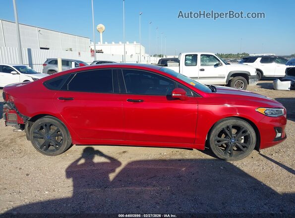 3FA6P0K95LR113681 2020 FORD FUSION Красный Панорамный вид салона 360°