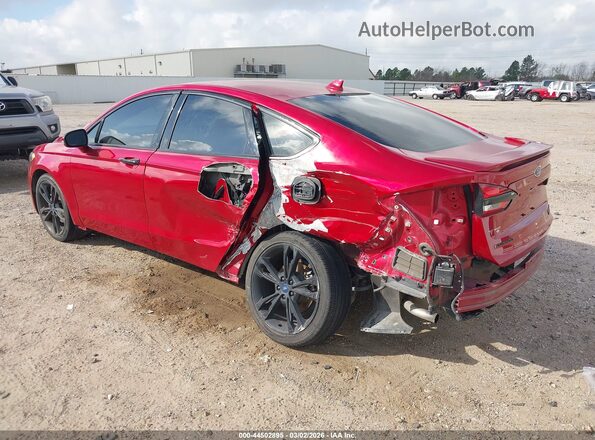 3FA6P0K95LR113681 2020 FORD FUSION Красный Задняя левая четверть