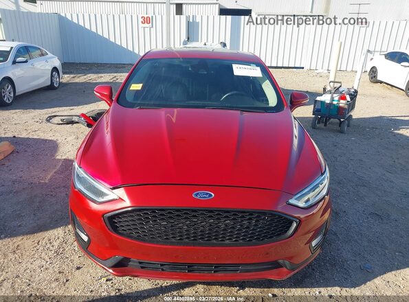 3FA6P0K95LR113681 2020 FORD FUSION Красный Вид задней части салона