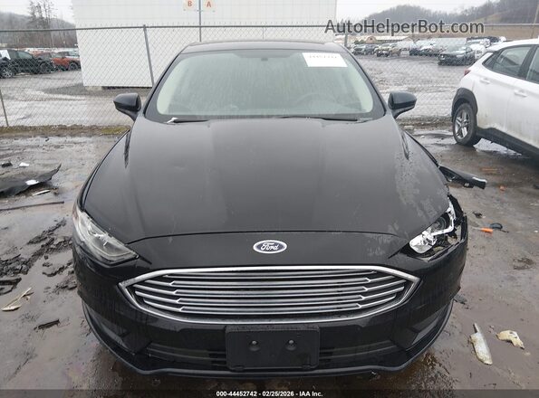 3FA6P0LU0JR187025 2018 FORD FUSION HYBRID Черный Вид щитка приборов
