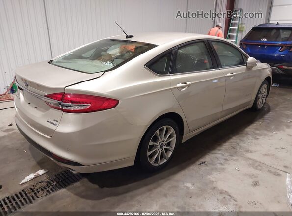 3FA6P0LU1HR296975 2017 FORD FUSION HYBRID Gold Tył prawy