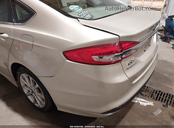 3FA6P0LU1HR296975 2017 FORD FUSION HYBRID Gold Widok z przodu