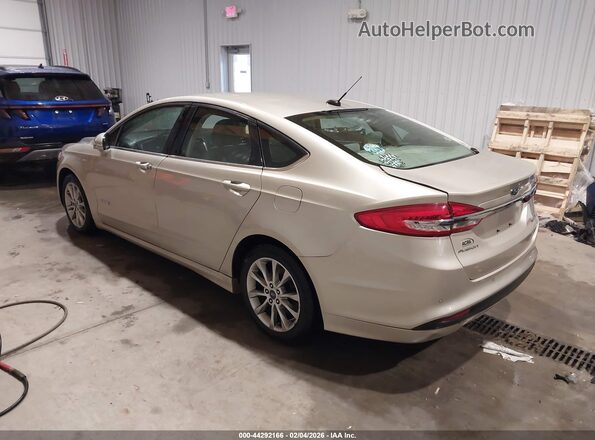 3FA6P0LU1HR296975 2017 FORD FUSION HYBRID Gold Tył lewy