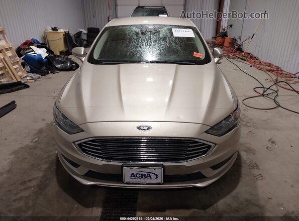 3FA6P0LU1HR296975 2017 FORD FUSION HYBRID Gold Widok zestawu wskaźników