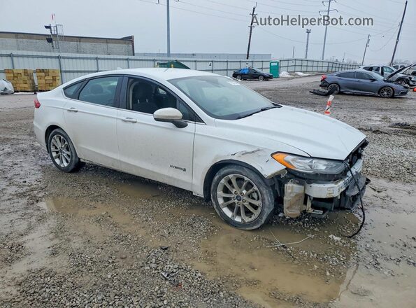 3FA6P0LU1KR188153 2019 FORD FUSION Белый Передняя правая четверть