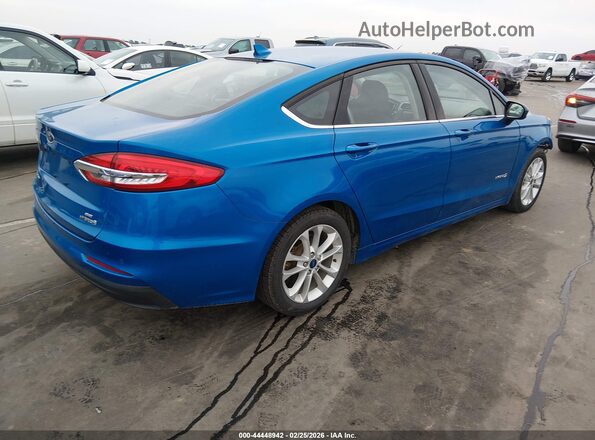 3FA6P0LU1KR276751 2019 FORD FUSION HYBRID Серый Задняя правая четверть