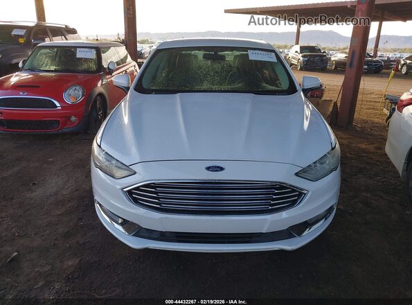 3FA6P0LU2HR299917 2017 FORD FUSION HYBRID White Front view