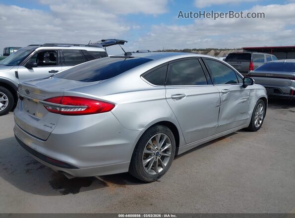 3FA6P0LU2HR336643 2017 FORD FUSION HYBRID Silver Tył prawy