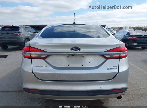 3FA6P0LU2HR336643 2017 FORD FUSION HYBRID Silver 