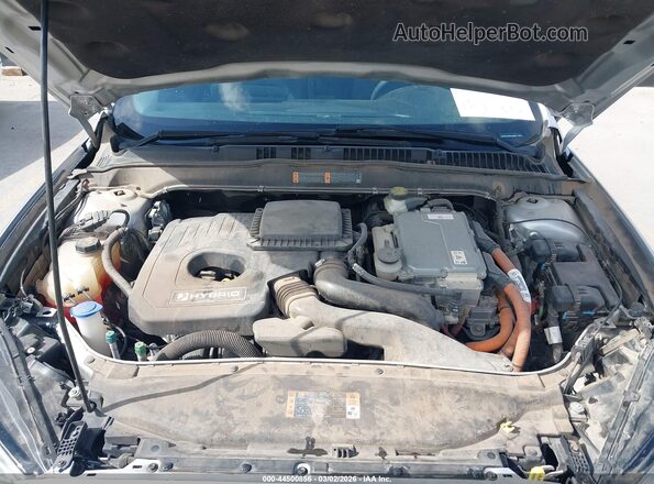 3FA6P0LU2HR336643 2017 FORD FUSION HYBRID Silver Widok z tyłu