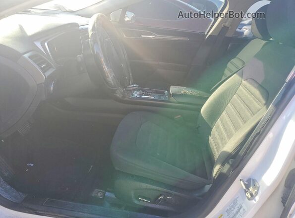 3FA6P0LU2JR116263 2018 FORD FUSION Белый Вид салона спереди