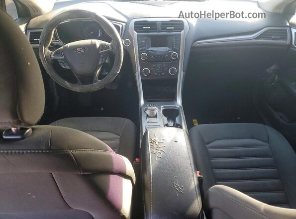 3FA6P0LU2JR116263 2018 FORD FUSION Белый Вид панели приборов