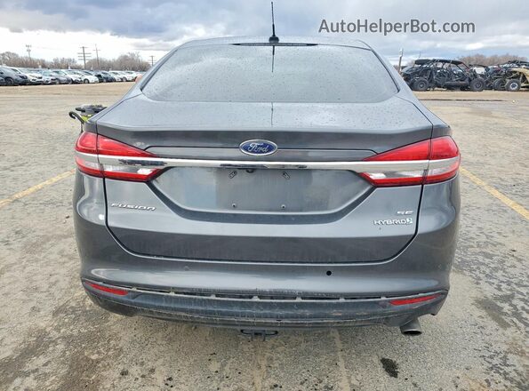 3FA6P0LU3JR197760 2018 FORD FUSION Угольный Вид сзади
