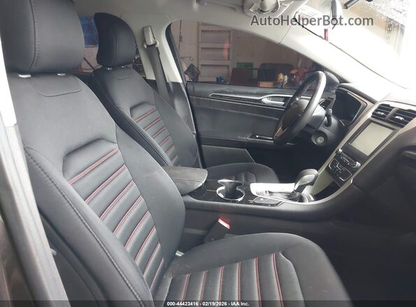 3FA6P0LU6GR329418 2016 FORD FUSION HYBRID Серый Вид салона спереди