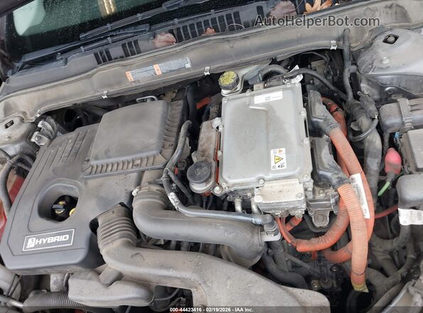 3FA6P0LU6GR329418 2016 FORD FUSION HYBRID Серый Вид сзади