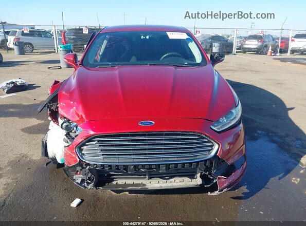 3FA6P0LU6GR389375 2016 FORD FUSION HYBRID Красный Вид щитка приборов