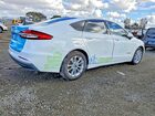 2019 Ford Fusion Se White vin: 3FA6P0LU6KR222703