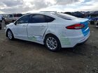2019 Ford Fusion Se White vin: 3FA6P0LU6KR222703