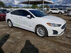 2019 Ford Fusion Se White vin: 3FA6P0LU6KR222703
