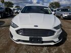 2019 Ford Fusion Se White vin: 3FA6P0LU6KR222703
