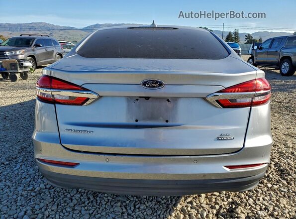 3FA6P0LU7LR113362 2020 FORD FUSION Серебряный Вид сзади