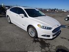 2016 Ford Fusion Hybrid Se White vin: 3FA6P0LU9GR116012