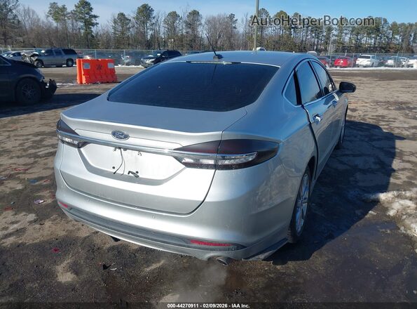 3FA6P0LUXJR123798 2018 FORD FUSION HYBRID Silver Tył prawy