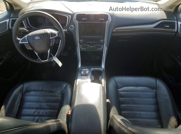 3FA6P0PU2HR306570 2017 FORD FUSION Белый Вид панели приборов