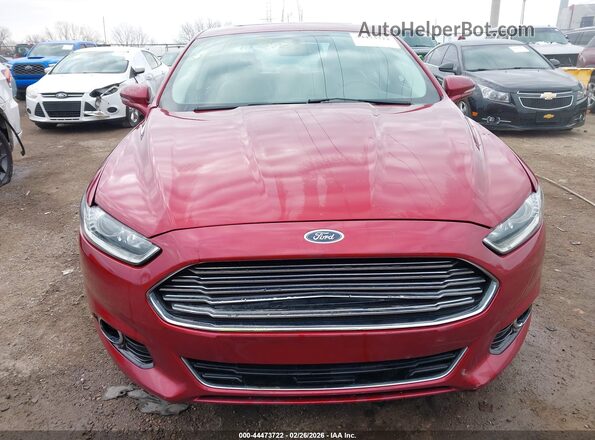 3FA6P0RU6GR184887 2016 FORD FUSION HYBRID Красный Вид щитка приборов
