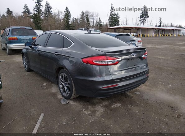 3FA6P0RU7LR182463 2020 FORD FUSION HYBRID Черный Задняя левая четверть
