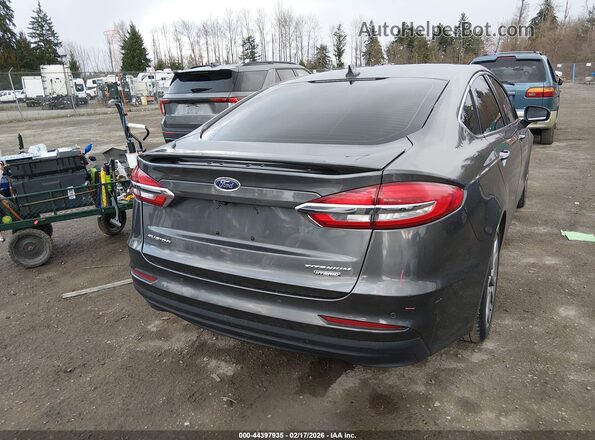 3FA6P0RU7LR182463 2020 FORD FUSION HYBRID Черный Задняя правая четверть