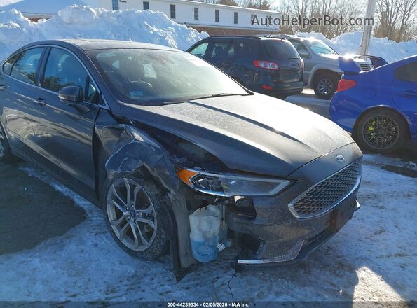3FA6P0RUXLR100287 2020 FORD FUSION HYBRID Gray Вид спереду