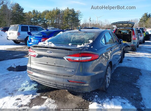 3FA6P0RUXLR100287 2020 FORD FUSION HYBRID Gray Задня права чверть