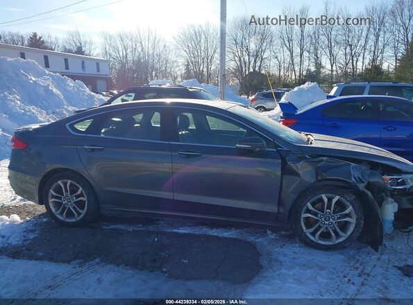 3FA6P0RUXLR100287 2020 FORD FUSION HYBRID Gray Вид задньої частини салону