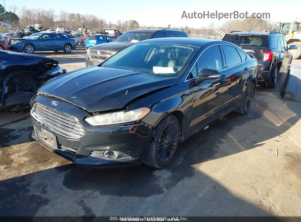 3FA6P0T92GR312563 2016 FORD FUSION Черный Передняя левая четверть