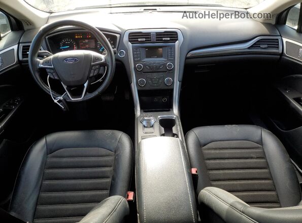 3FA6P0T92HR307395 2017 FORD FUSION Серый Вид панели приборов